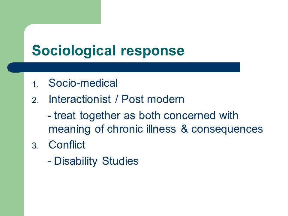 disadvantages of socio medical model