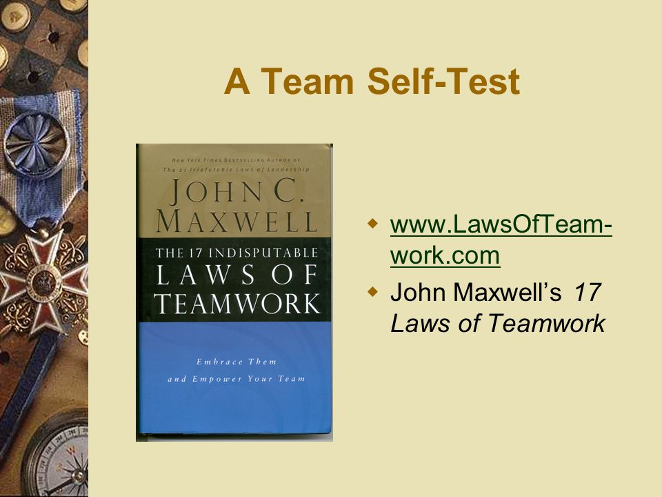 A Team Self-Test