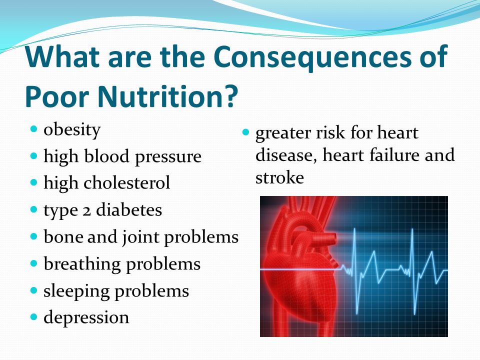 What are the Consequences of Poor Nutrition