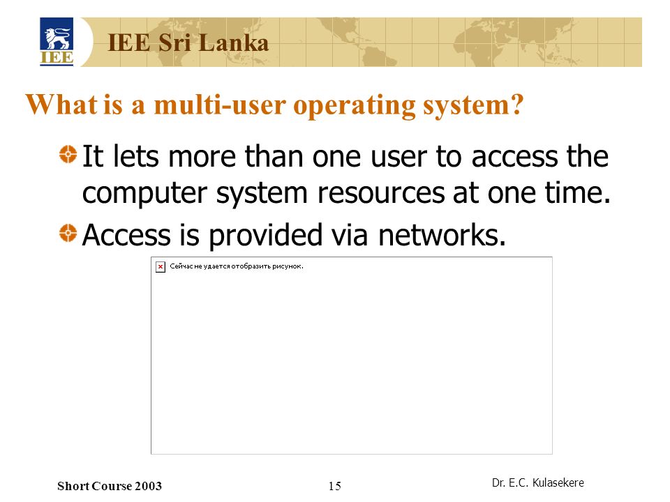 what is multi user operating system