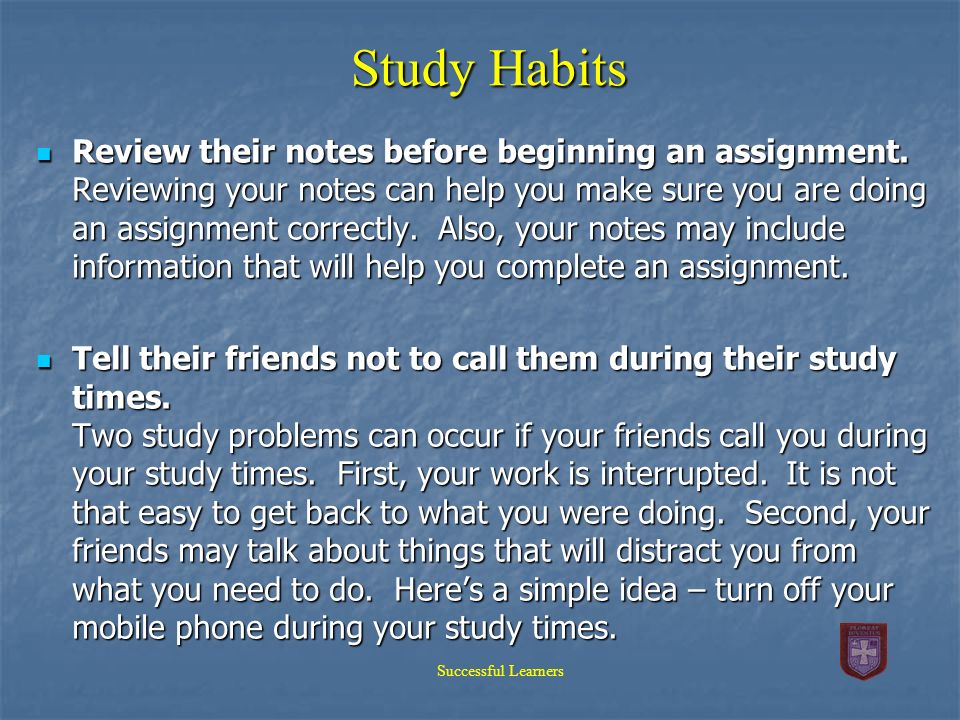 pix How To Develop A Habit Of Studying Everyday study habits successful students have