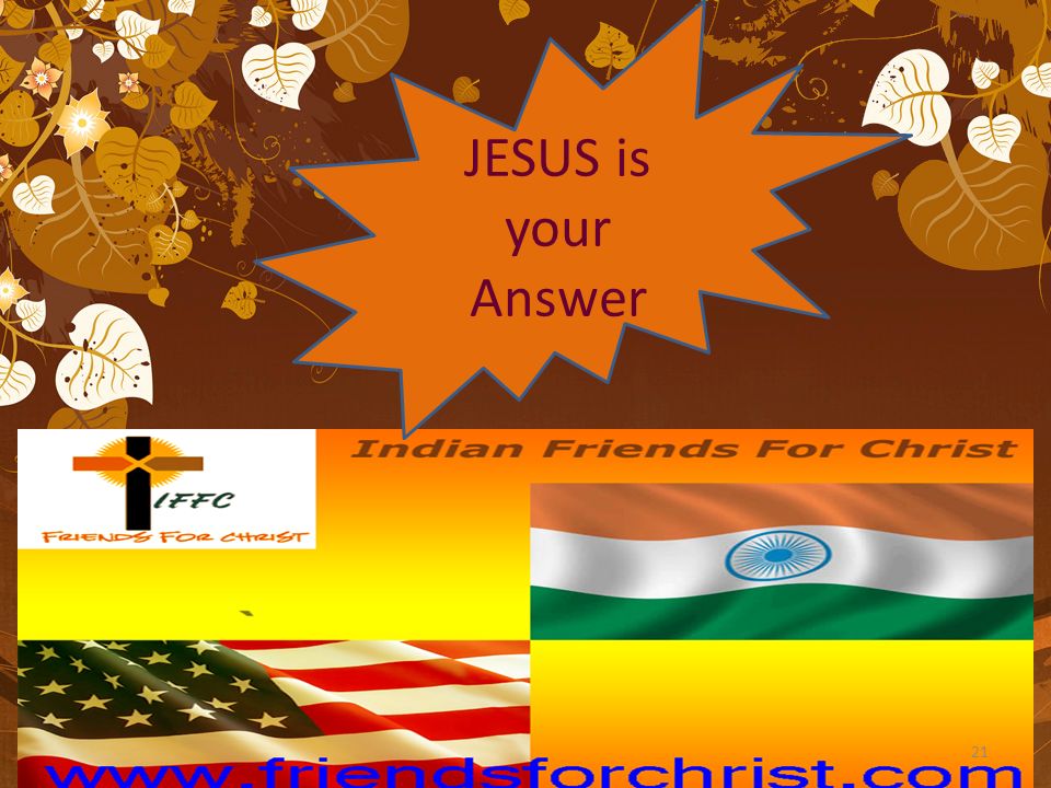JESUS is your Answer