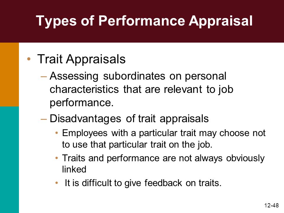 Types of Performance Appraisal