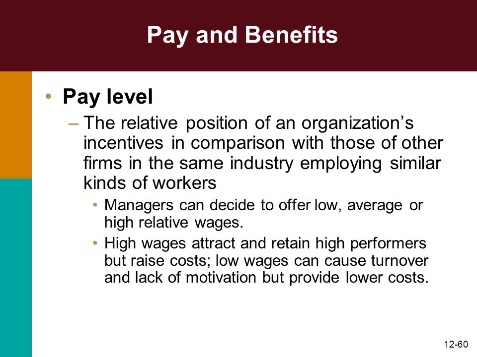 Pay and Benefits Pay level