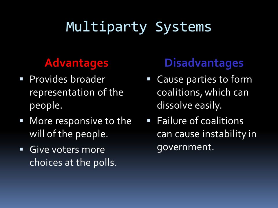 merits of multi party system