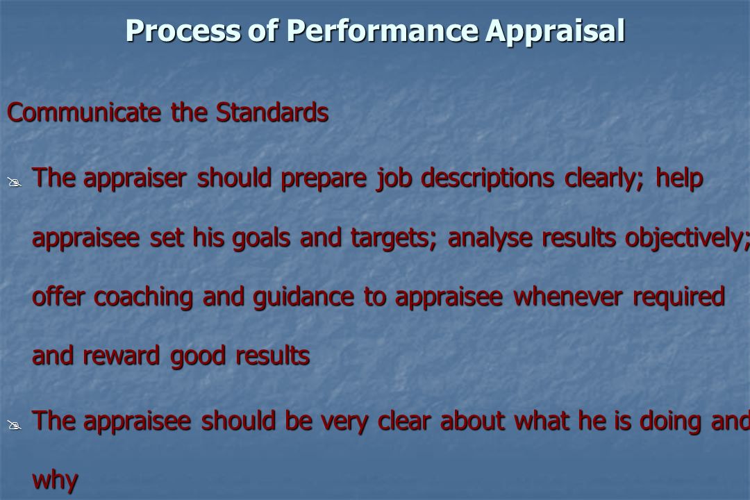 Performance Appraisal - ppt video online download