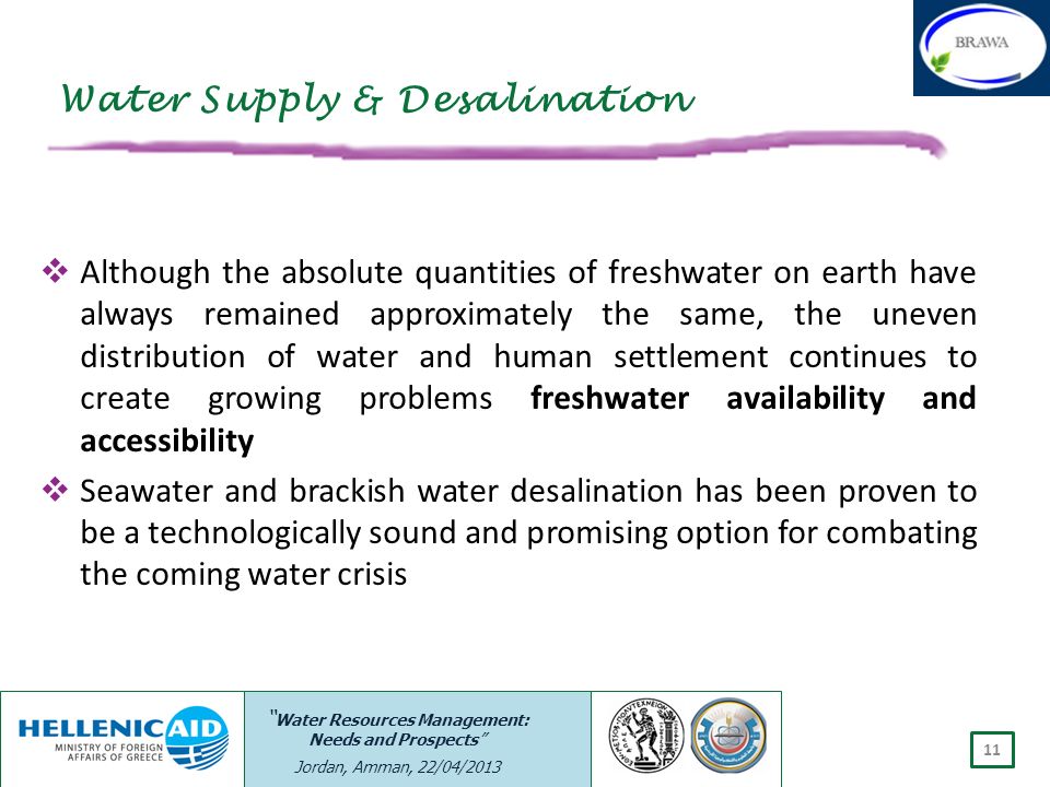 Water Supply & Desalination