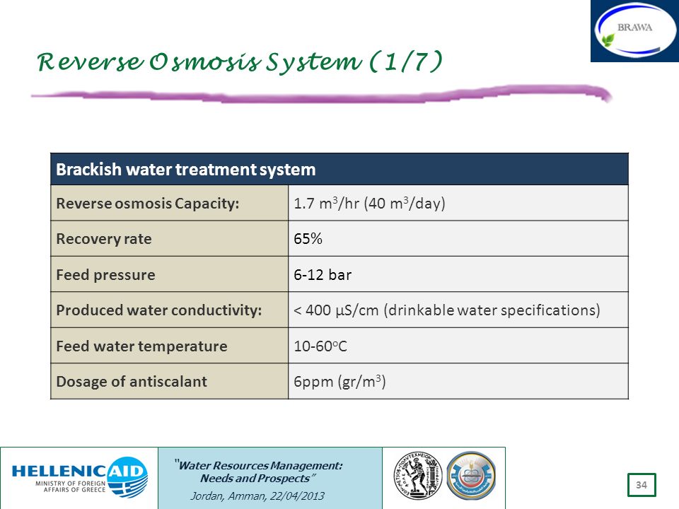 Reverse Osmosis System (1/7)