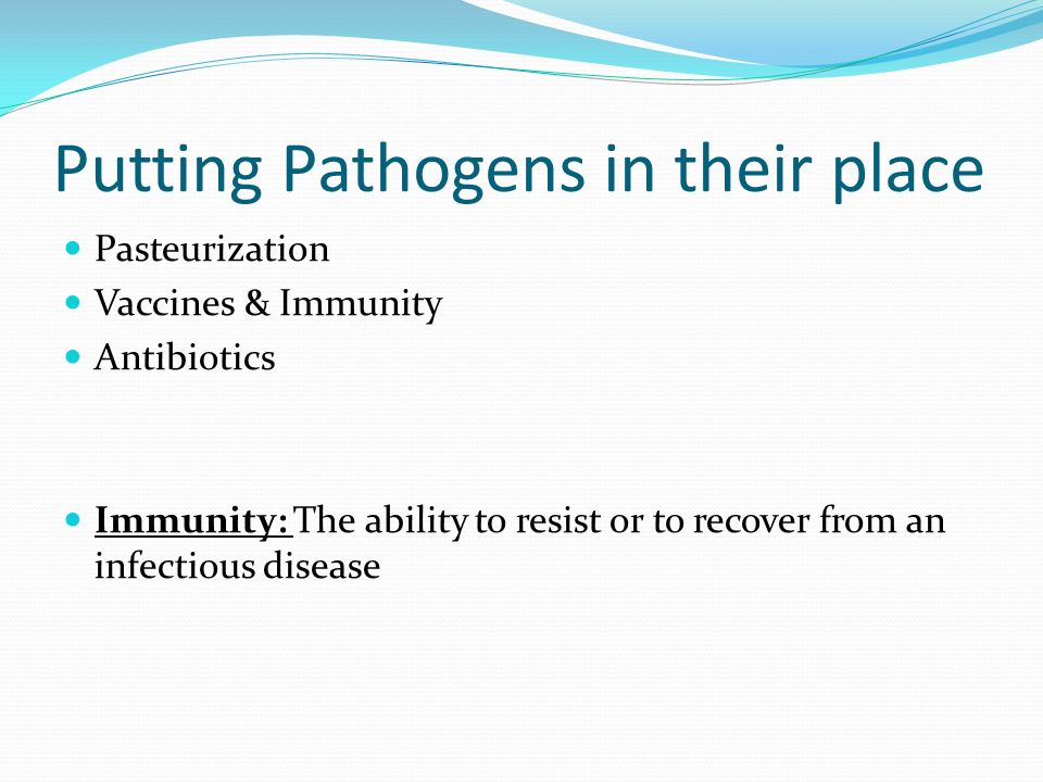 Putting Pathogens in their place