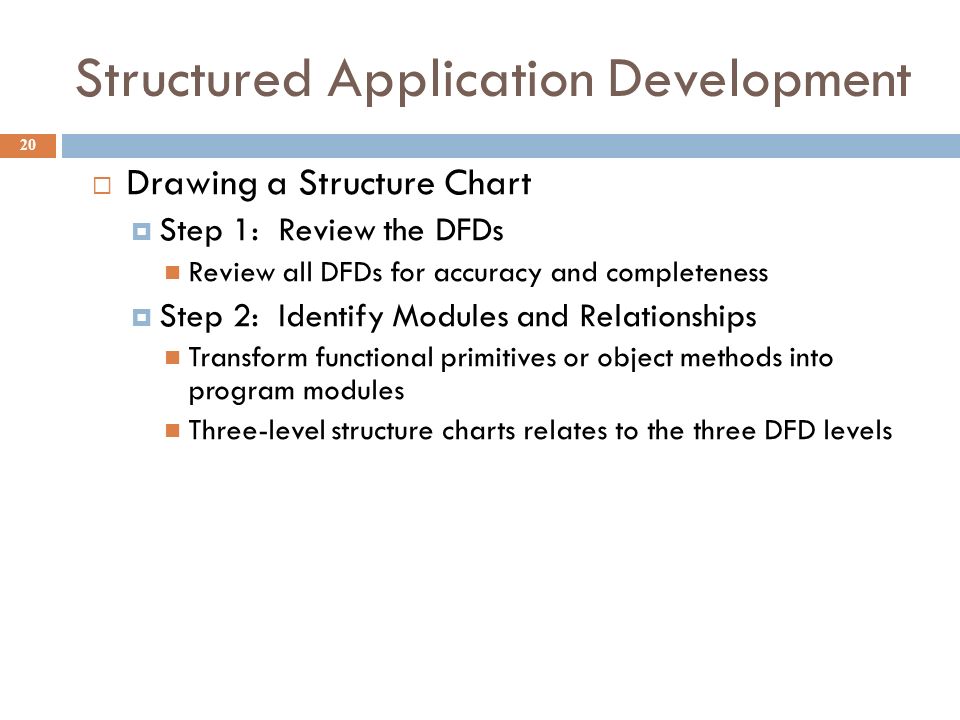 Structured Application Development