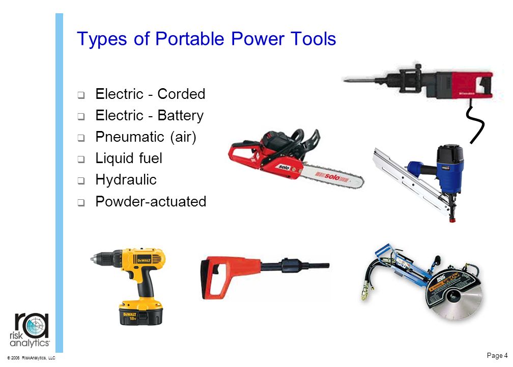 Power Tool Safety Training - ppt download