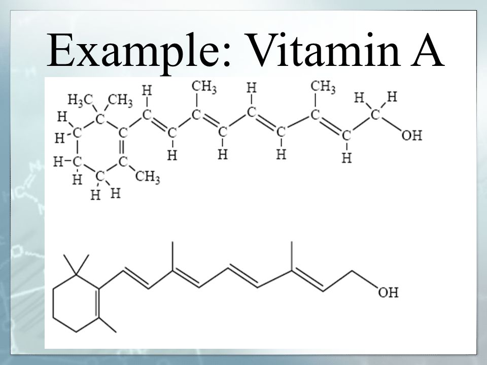 Example: Vitamin A