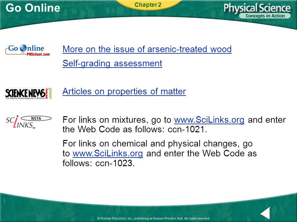 Go Online More on the issue of arsenic-treated wood