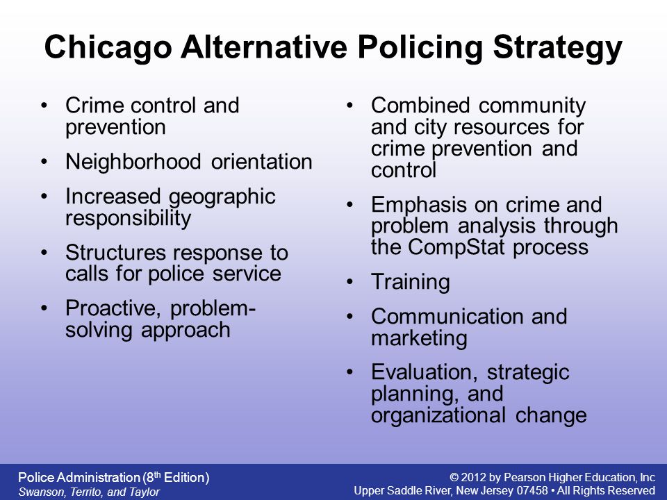 chicago alternative policing strategy