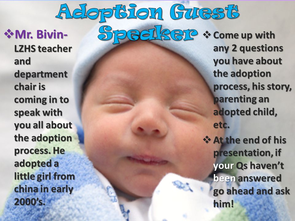 Adoption Guest Speaker