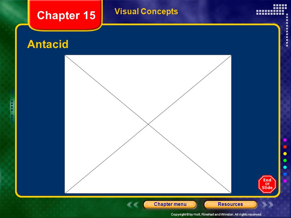 Visual Concepts Chapter 15 Antacid