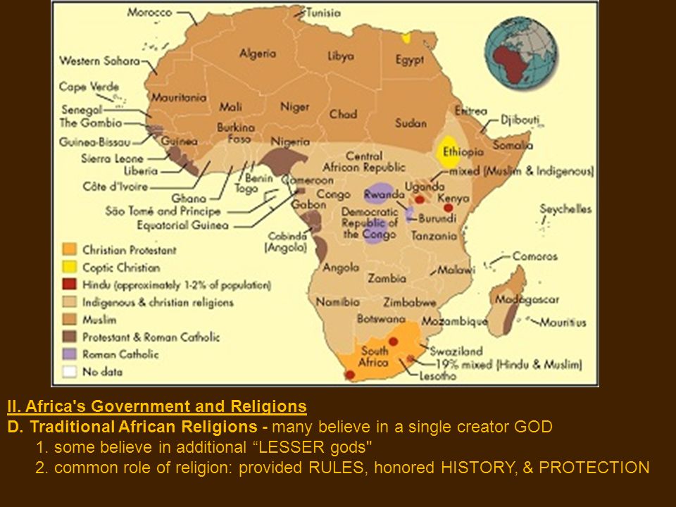 II. Africa s Government and Religions