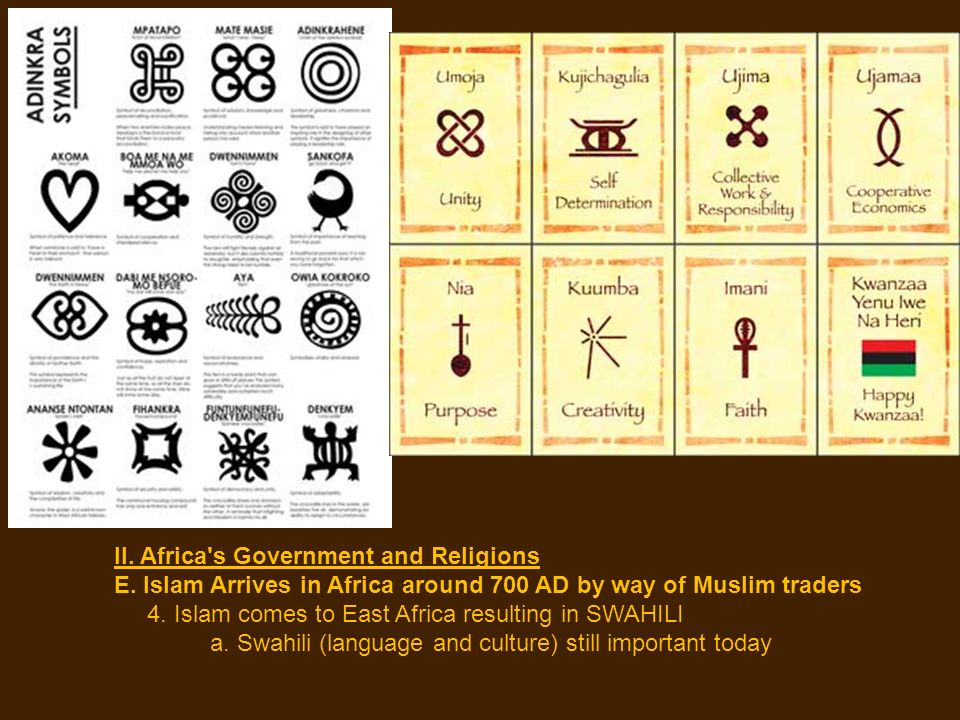 II. Africa s Government and Religions