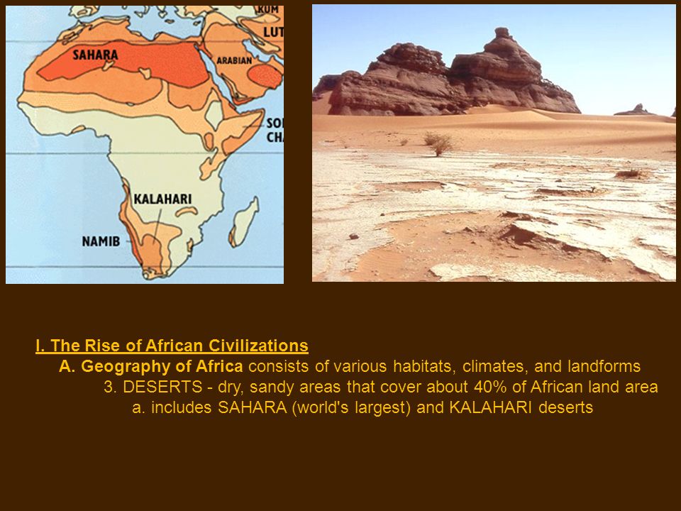 I. The Rise of African Civilizations