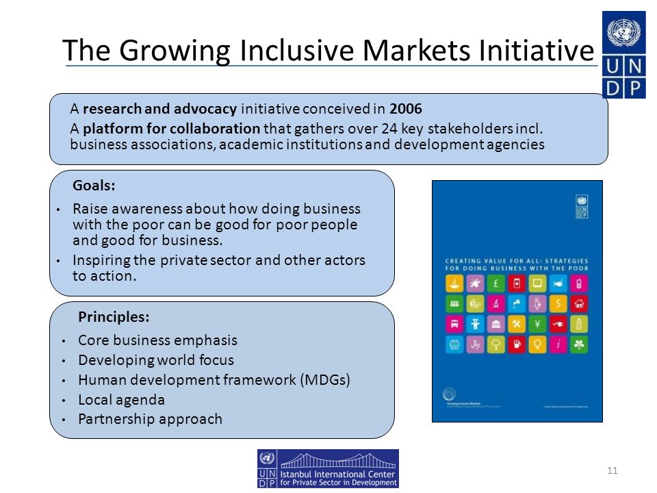 The Growing Inclusive Markets Initiative