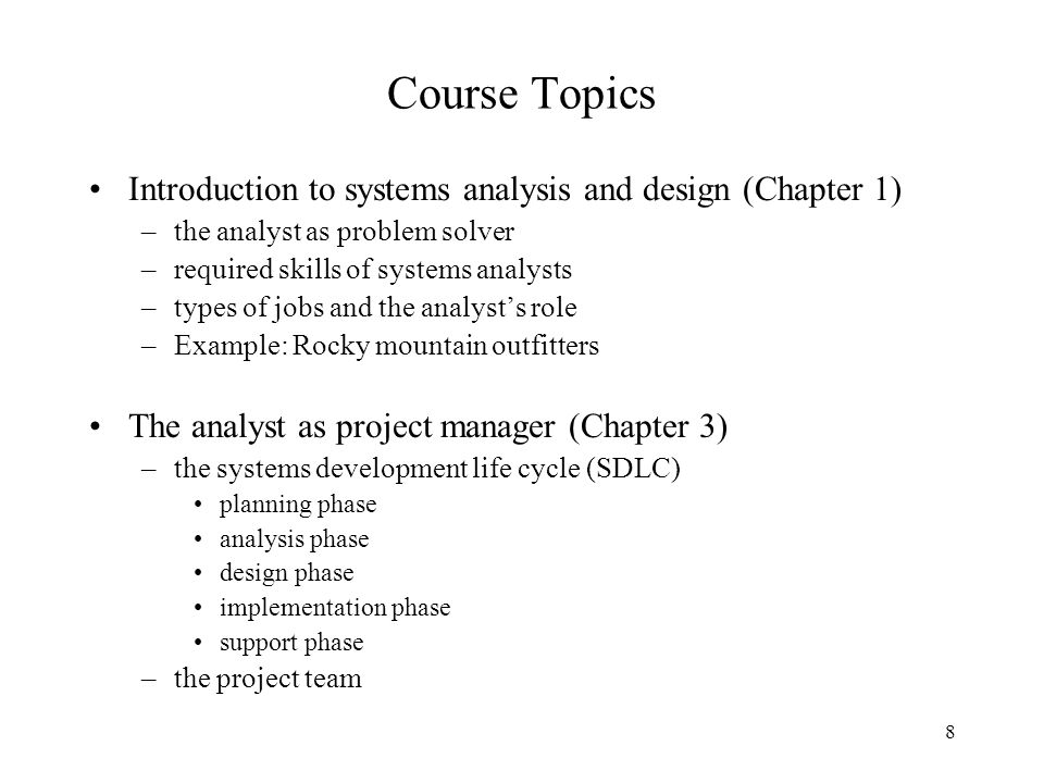 What Is Systems Analysis And Design Sad Ppt Video Online Download