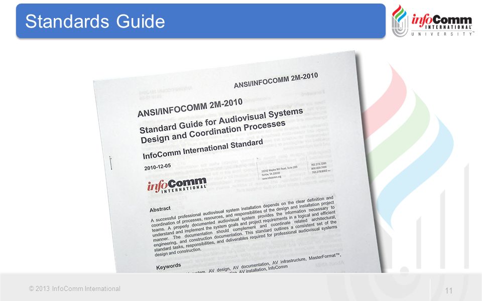 Standards Guide This guide can be purchased at the ANSI store: