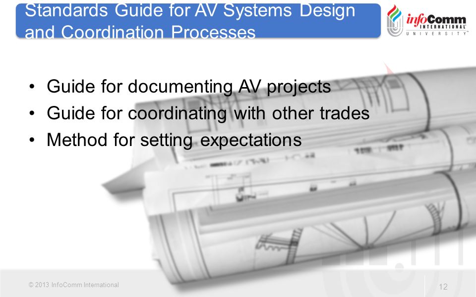 Standards Guide for AV Systems Design and Coordination Processes