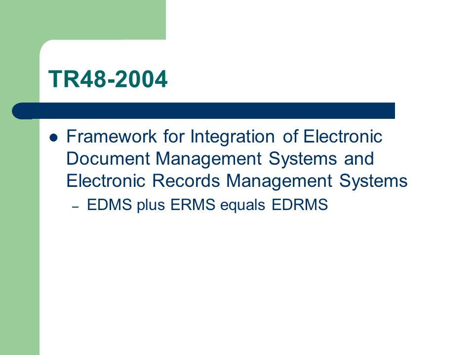 Electronic Records Management Ppt Video Online Download