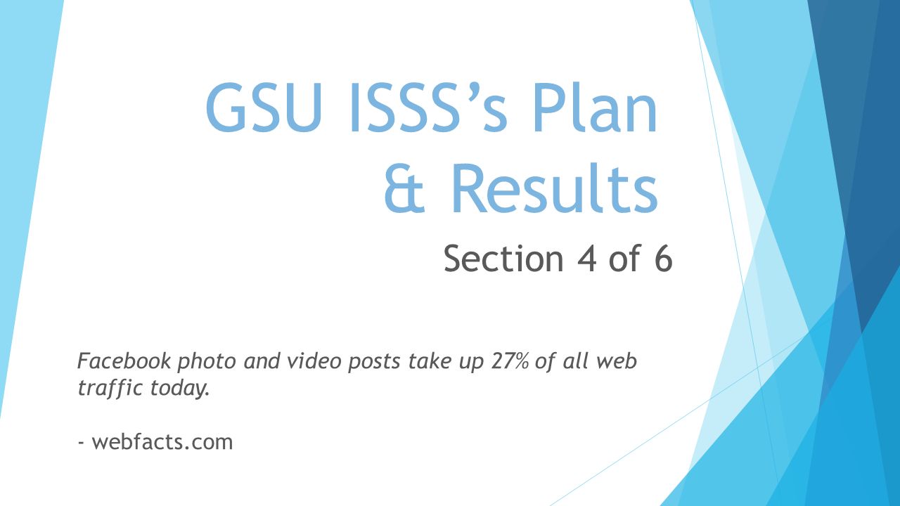 GSU ISSS’s Plan & Results