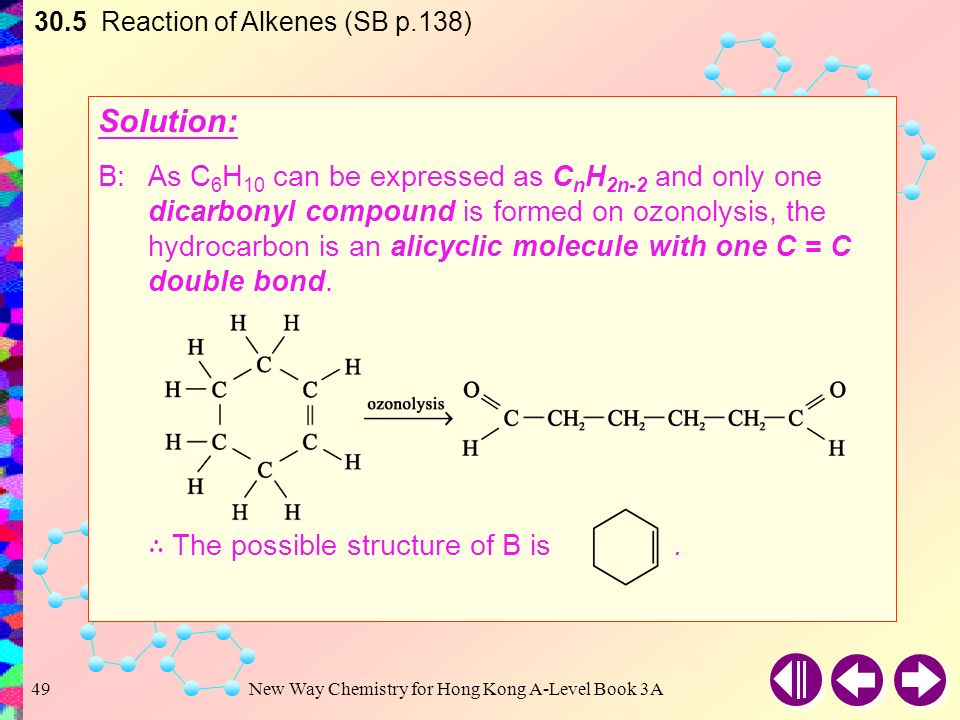 30.5 Reaction of Alkenes (SB p.138)