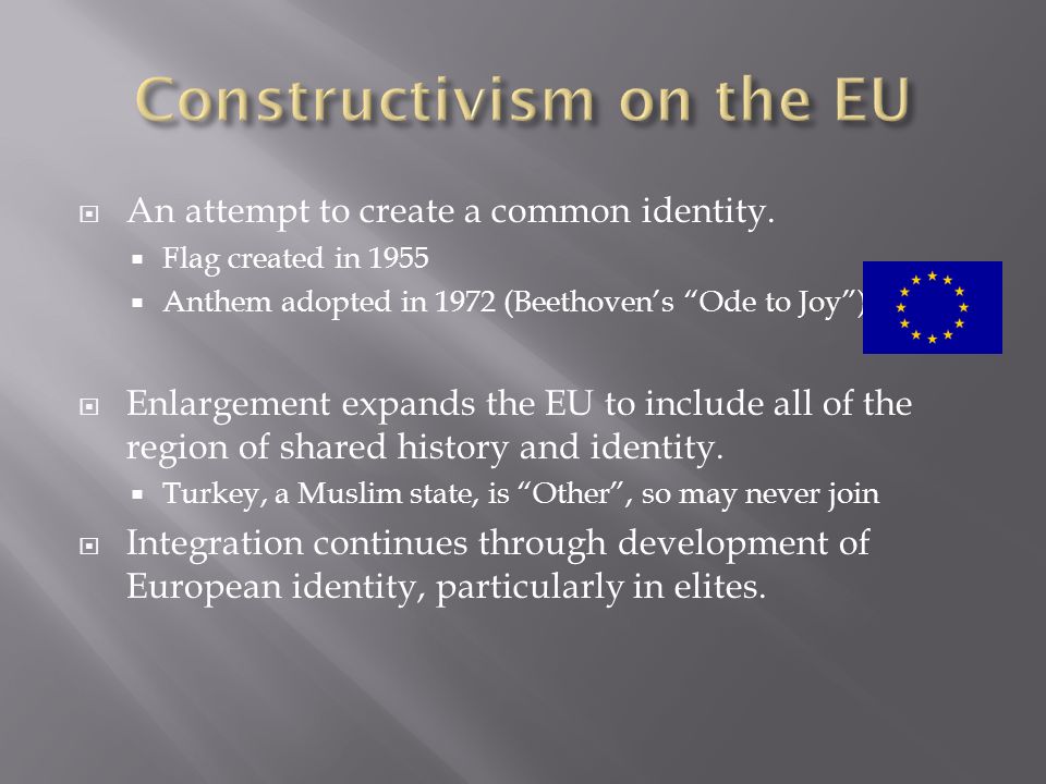 Constructivism on the EU