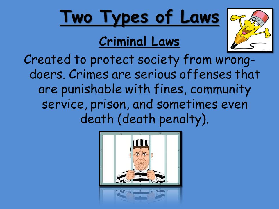 Two Types of Laws