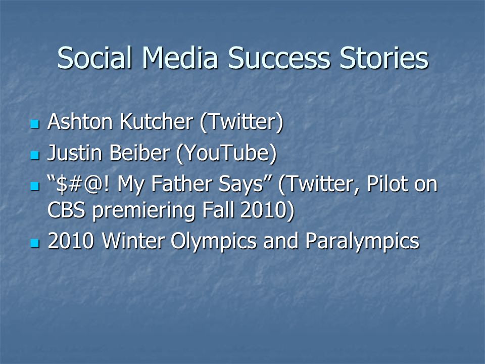 Social Media Success Stories