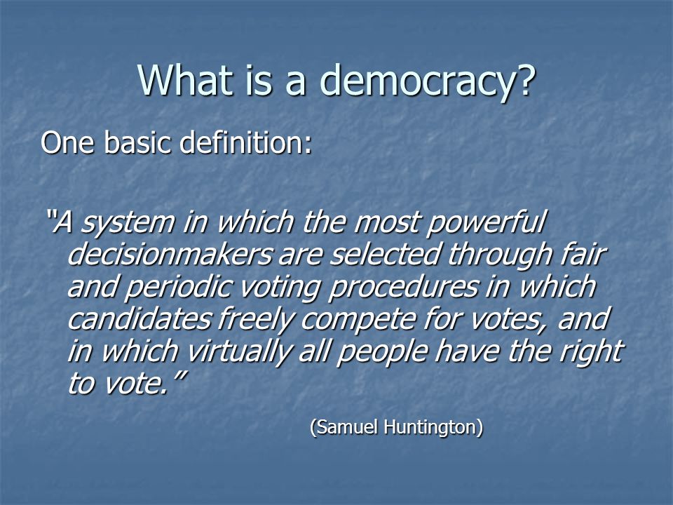 Definitions And Directions Ppt Video Online Download   What Is A Democracy One Basic Definition  