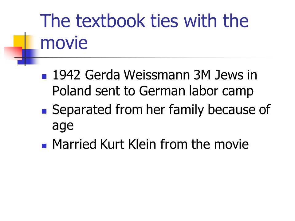 The textbook ties with the movie