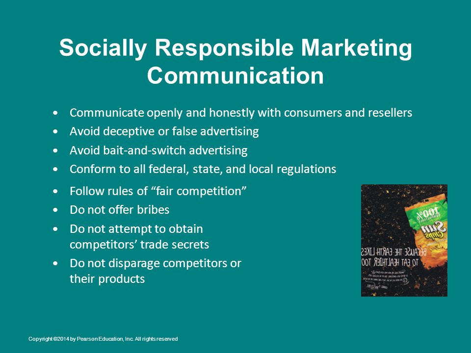 Socially Responsible Marketing Communication