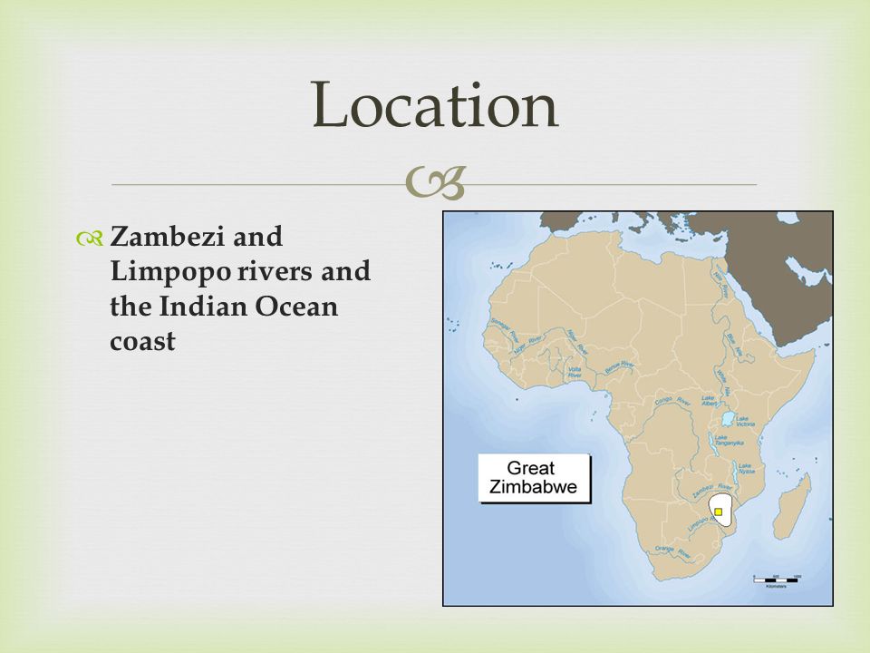 Location Zambezi and Limpopo rivers and the Indian Ocean coast