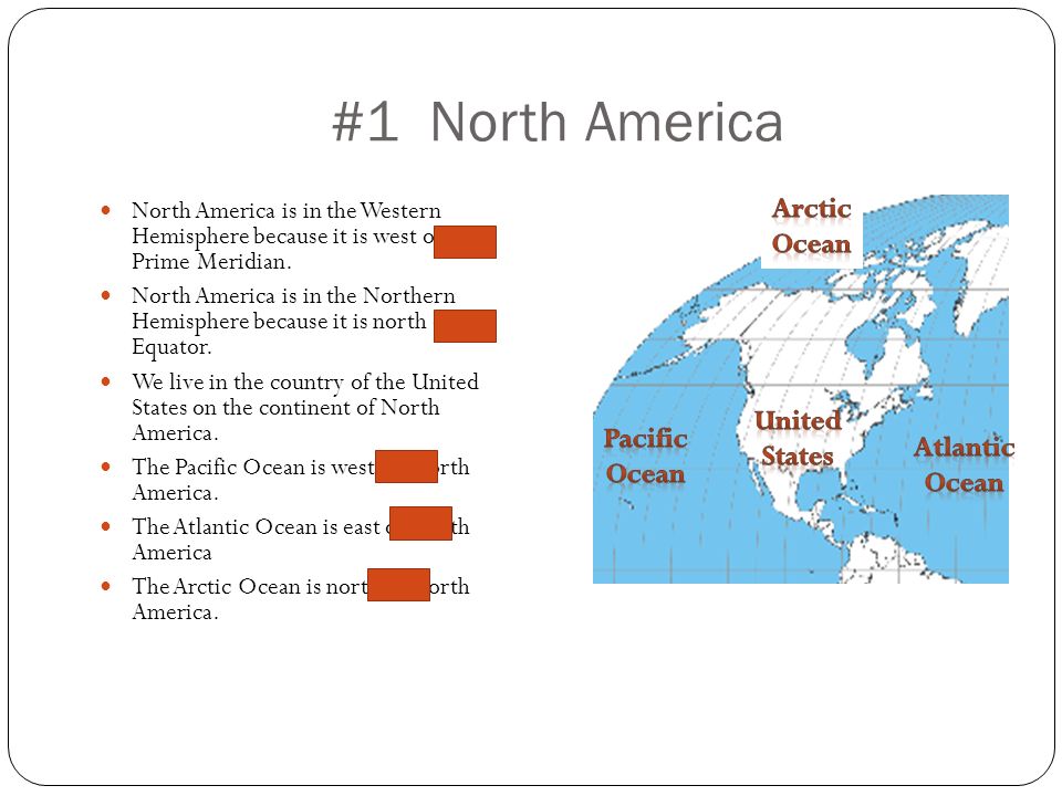#1 North America Arctic Ocean United States Pacific Ocean