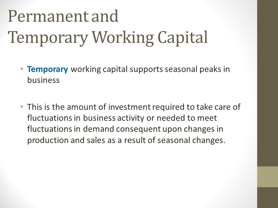 Management Financing Of Working Capital Ppt Download Management Financing Of Working Capital Ppt Download