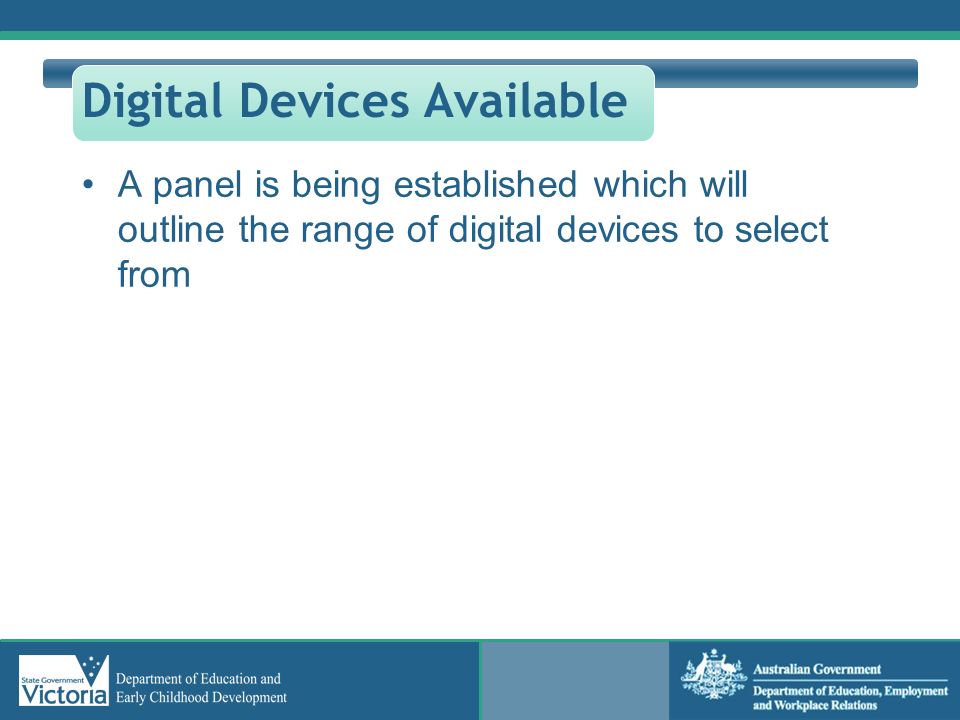 Digital Devices Available