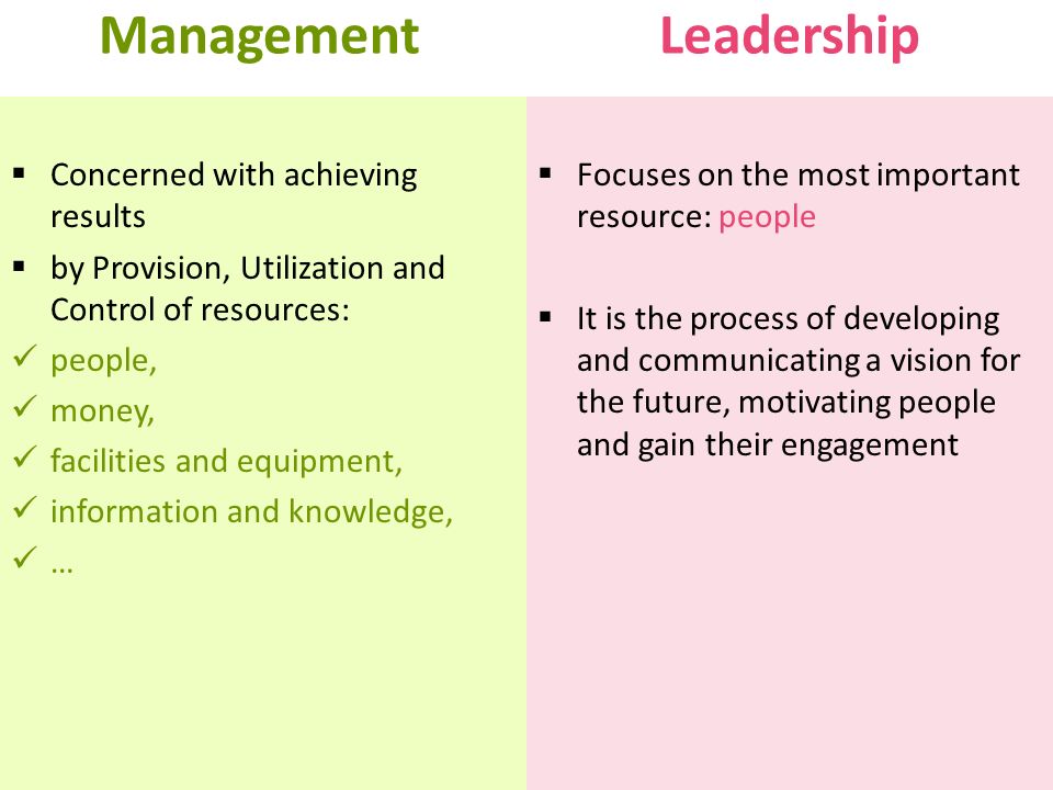 Management Leadership