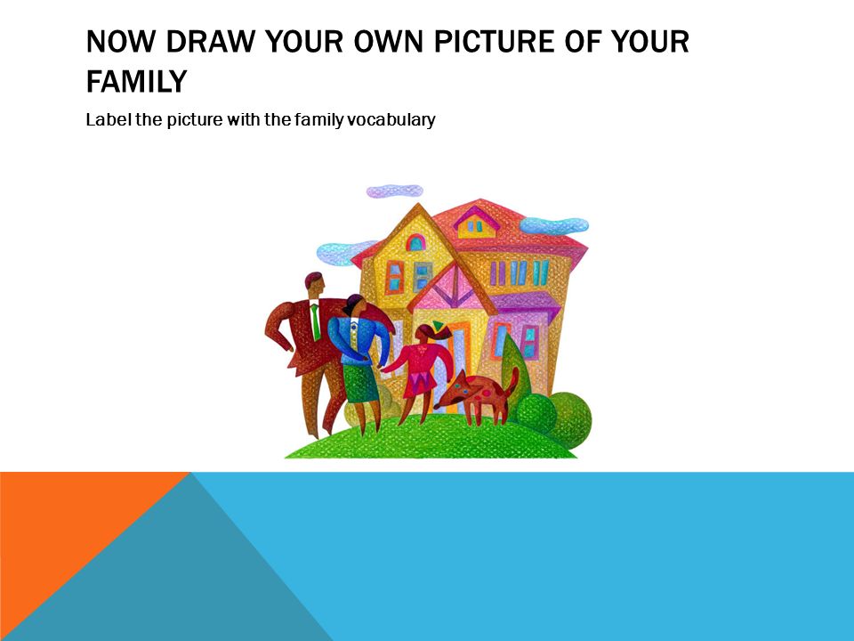 Now Draw Your Own Picture of your Family