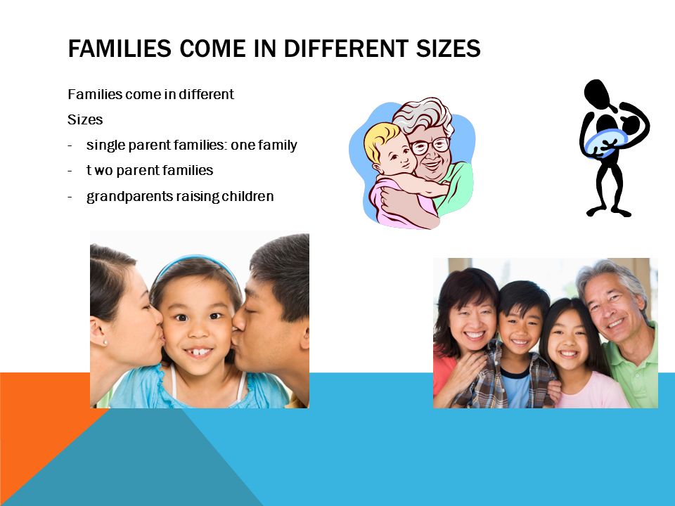 Families come in different sizes