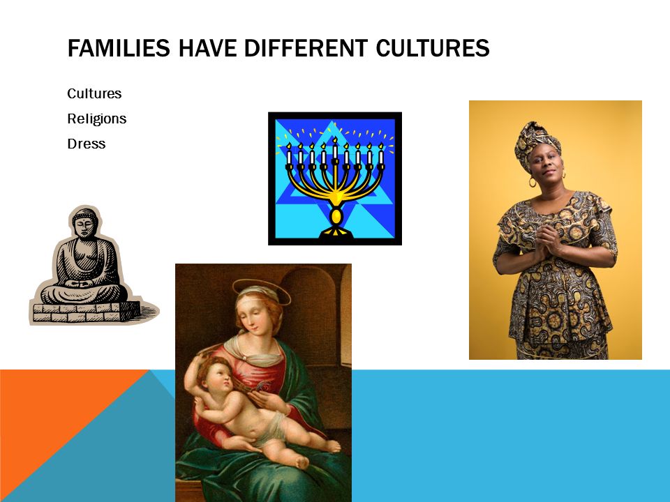 Families have different cultures