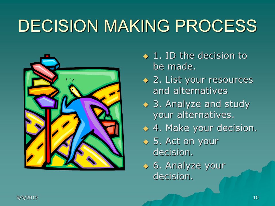 DECISION MAKING PROCESS