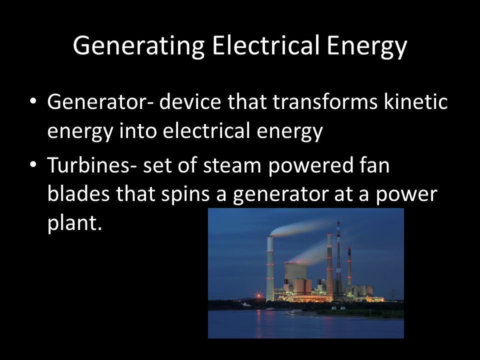 Generating Electrical Energy