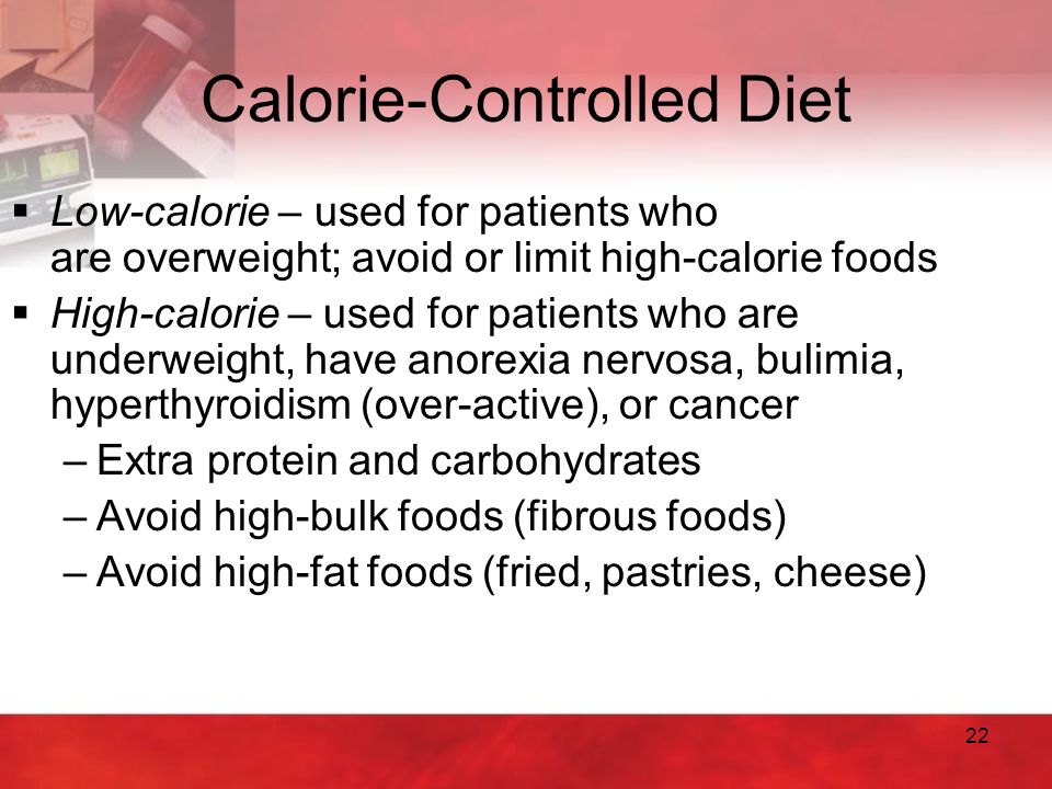Calorie-Controlled Diet
