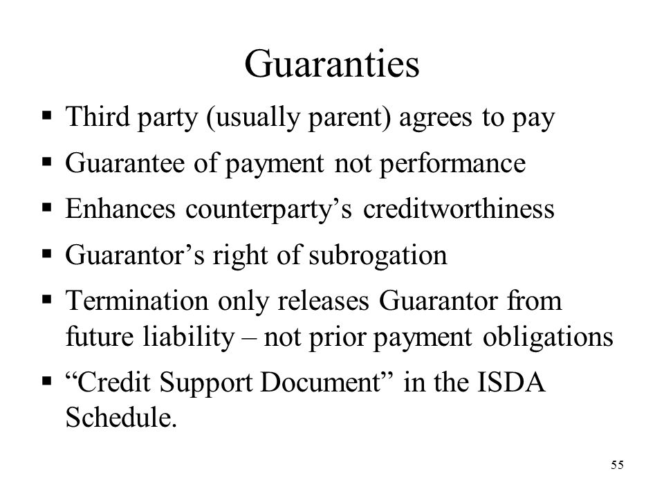 ISDA Credit Protections: Tools to Mitigate Your Company’s Risks - ppt