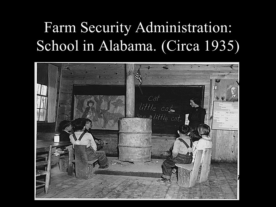 Farm Security Administration: School in Alabama. (Circa 1935)