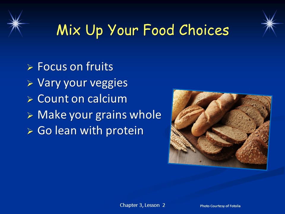 Mix Up Your Food Choices